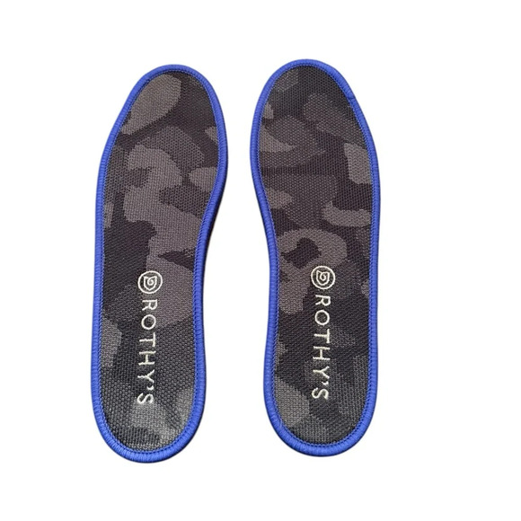 Rothy's The Original Slip On Sneaker In Grey Camo - Picture 3 of 8